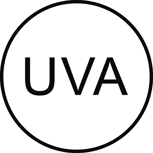 The UVA logo, or badge, used in European sunscreens