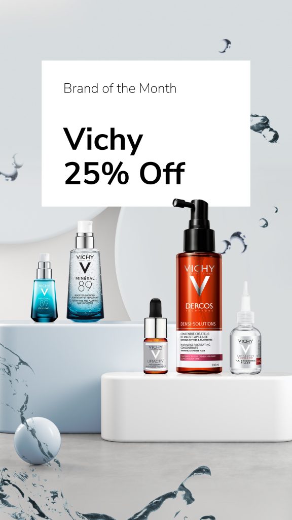 Vichy is the Care to Beauty Brand of the Month in January 2022